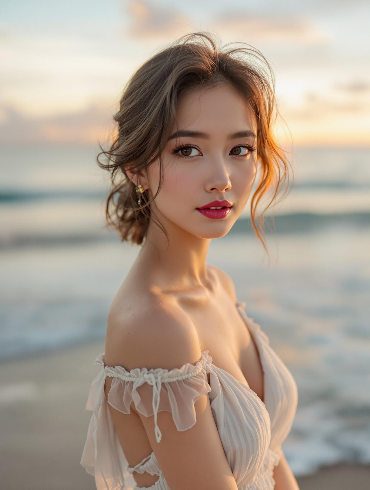 美女人体艺术写真短视频：雨中漫步